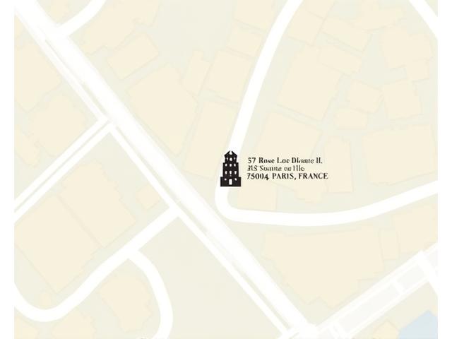 Carte de notre emplacement à Paris, 37 Rue Saint-Louis en l'Île